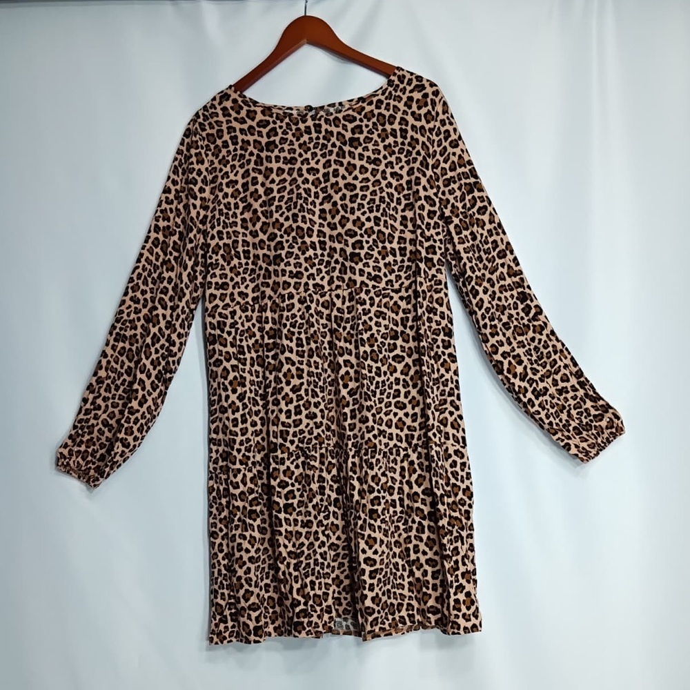 SHEIN Floral Print Long Sleeve Dress